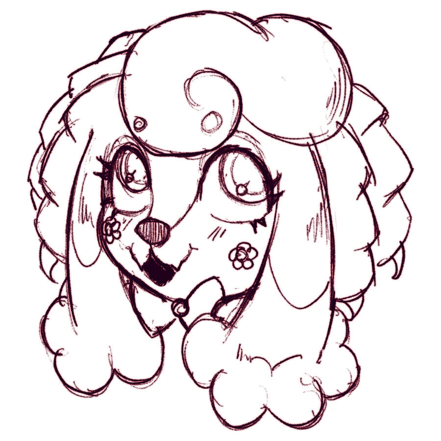 simple doodle of dollie [by midas/sun-citadel.posts.art.]