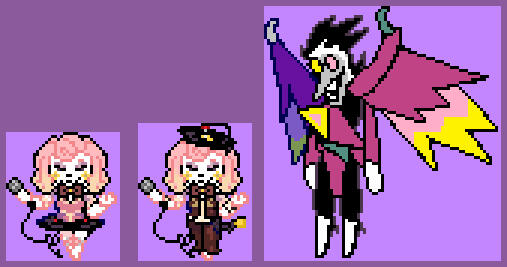 dollie sprites! ft. spamt. neo for height reference. [by niel.]